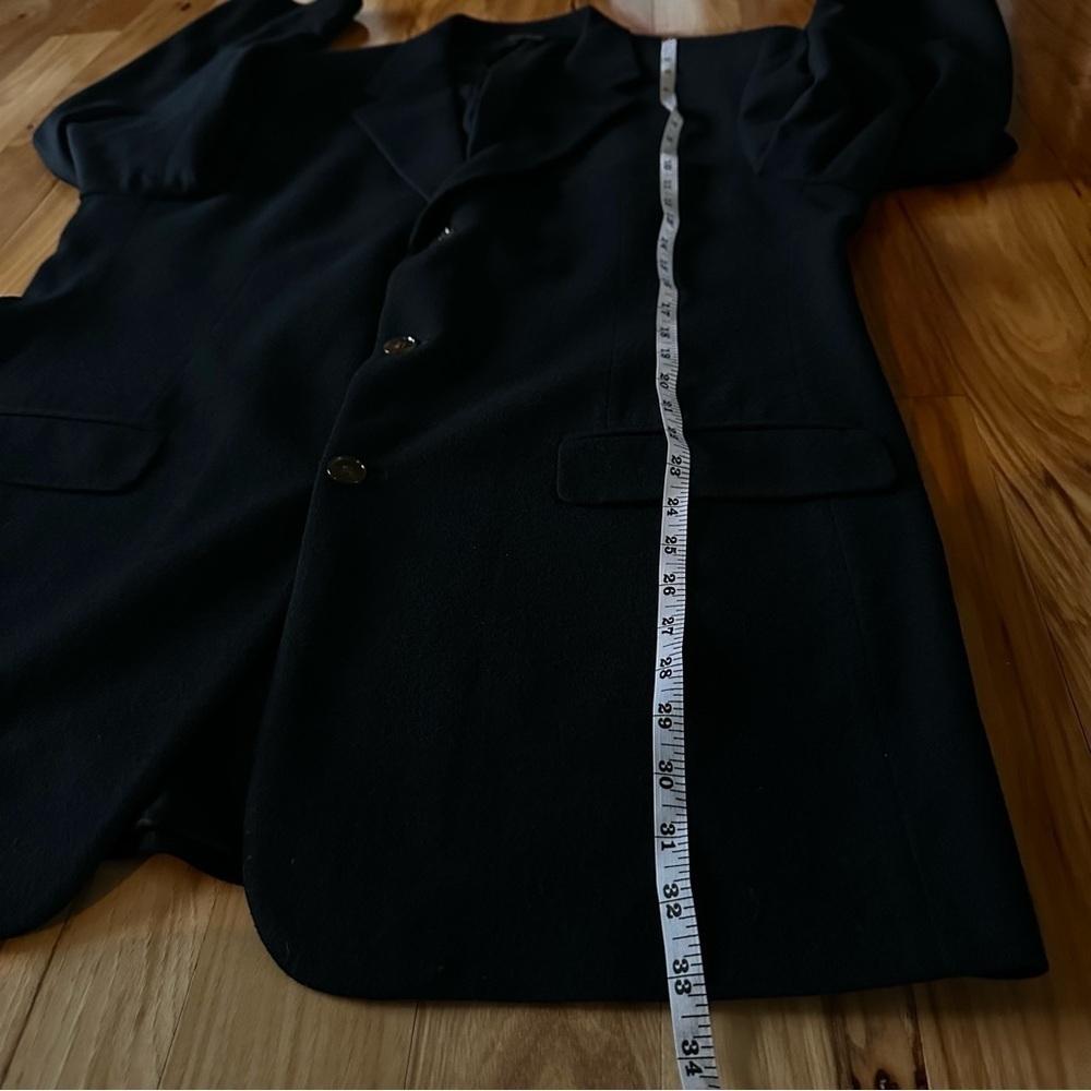 Bill Blass Blazer Men's 44L Black Single Breasted 3 Button 100% Cashmere - Picture 13 of 15